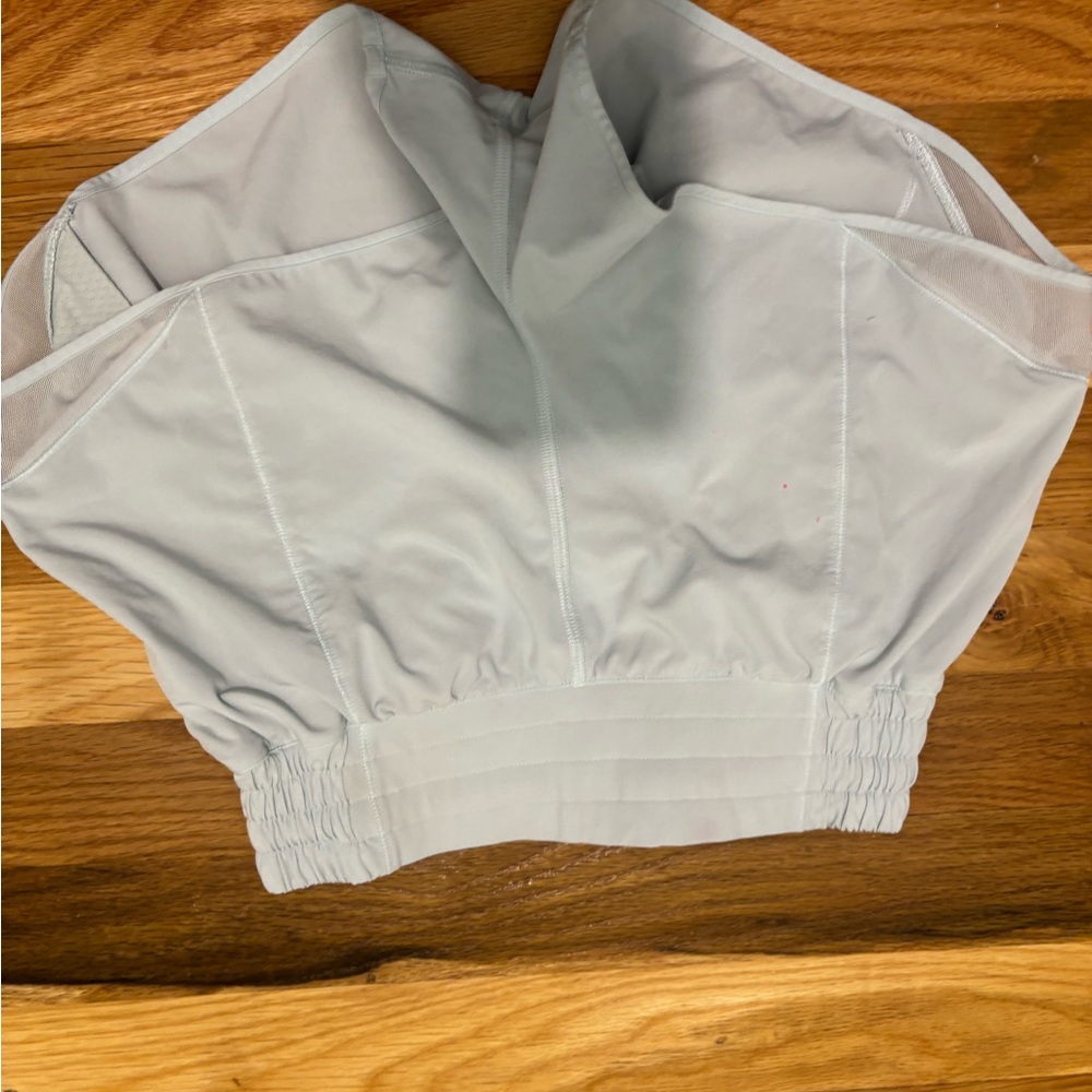 lululemon athletica Gray Fitted Bustier Athletic Shorts